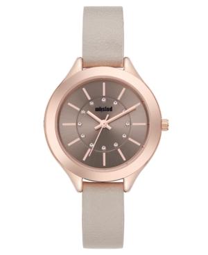 Unlisted Ladies Grey Synthetic Leather Sport Watch, 30mm