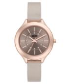 Unlisted Ladies Grey Synthetic Leather Sport Watch, 30mm