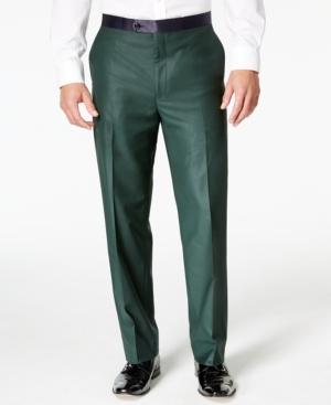 Sean John Men's Green Classic-fit Tuxedo Pants