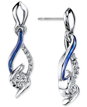 Sirena Diamond Jeans Drop Earrings In 14k White Gold (1/4 Ct. T.w.)