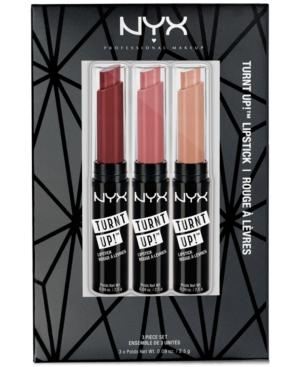 Nyx Professional Makeup 3-pc. Turnt Up! Lipstick Set - Feline, Flutter Kiss & Stone
