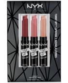 Nyx Professional Makeup 3-pc. Turnt Up! Lipstick Set - Feline, Flutter Kiss & Stone