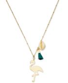 I.n.c. Gold-tone Flamingo Pendant Necklace, 30 + 3 Extender, Created For Macy's