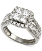 Diamond Engagement Ring (2-1/2 Ct. T.w.) In 14k White Gold