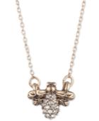 Lonna & Lilly Gold-tone Pave Bee Pendant Necklace, 16 + 3 Extender