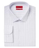 Alfani Men's Fitted Performance Tattersall Dress Shirt, Only At Macy's