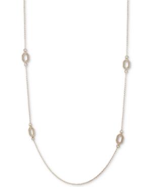 Ivanka Trump Gold-tone Crystal Station 42 Strand Necklace