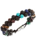 Steve Madden Men's Beaded Bracelet