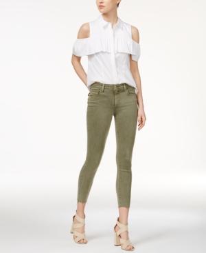 Joe's Charlie Raw-hem High-rise Skinny Jeans