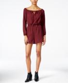 Bar Iii Off-the-shoulder Romper, Only At Macy's