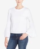 Catherine Catherine Malandrino Vera Bell-sleeve Top