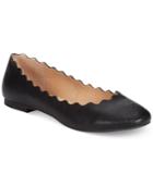 Callisto Taffy Scalloped Flats Women's Shoes