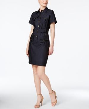 Calvin Klein Belted Utility Shirtdress