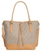 Giani Bernini Annabelle Signature Magnetic Snap Tote, Only At Macy's