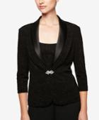 Alex Evenings Glitter Textured Jacket & Shell, Regular & Petite Sizes