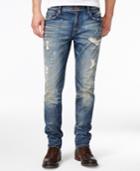 William Rast Men's Slim-fit Distressed Hollywood Jeans