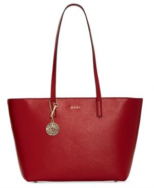 Dkny Sutton Leather Bryant Medium Tote, Created For Macy's