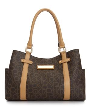 Calvin Klein Hudson Monogram Satchel