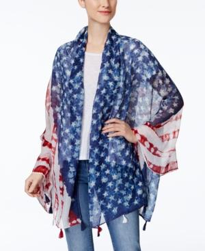 Steve Madden Batik Day Wrap & Scarf In One