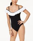 Profile By Gottex Gala Tummy-control Off-the-shoulder One-piece Swimsuit Women's Swimsuit