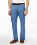 Tommy Hilfiger Men's Custom-fit Bird Embroidered Pants