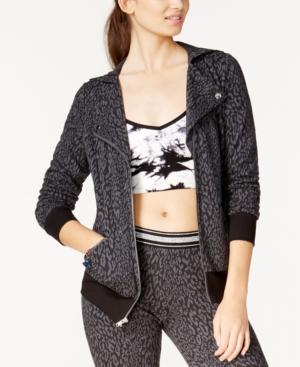 Material Girl Juniors' Leopard-print Hoodie, Only At Macy's