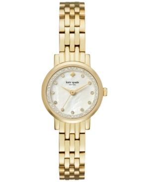 Kate Spade New York Women's Mini Monterey Gold-tone Stainless Steel Bracelet Watch 24mm Ksw1242