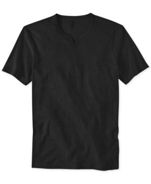 Inc International Concepts Mini-split V-neck T-shirt, Only At Macy's