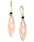 Inc International Concepts Gold-tone Pink Navette Drop Earrings, Only At Macy's