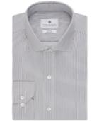 Ryan Seacrest Slim-fit Non-iron Carbon Stripe Dress Shirt, Only At Macy's