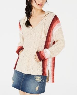 American Rag Juniors' Striped Baja Hoodie, Created For Macy's