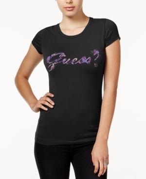 Guess Floral Script Graphic T-shirt