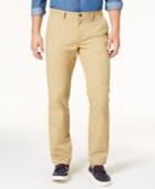 Tommy Hilfiger Men's Shield-print Custom-fit Chino Pants