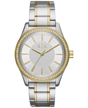 Ax Armani Exchange Women's Two-tone Stainless Steel Bracelet Watch 36mm Ax5446