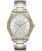 Ax Armani Exchange Women's Two-tone Stainless Steel Bracelet Watch 36mm Ax5446