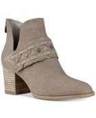 Nine West Danbia Block-heel Booties Women's Shoes