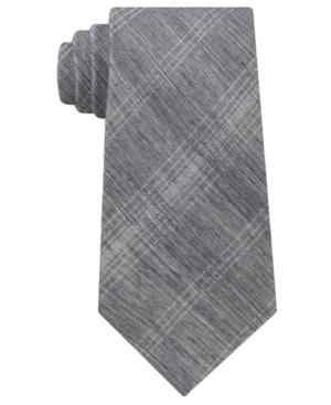 Calvin Klein Men's Halk Plaid Contracts Tie