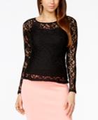 Thalia Sodi Lace Peplum Blouse, Only At Macy's