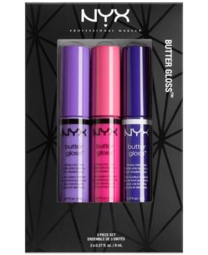 Nyx Professional Makeup 3-pc. Butter Gloss Set - Sugar Plum, Strawberry & Gelato