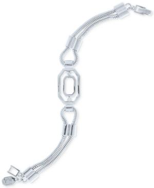 Ivanka Trump Silver-tone Geometric Chain Bracelet