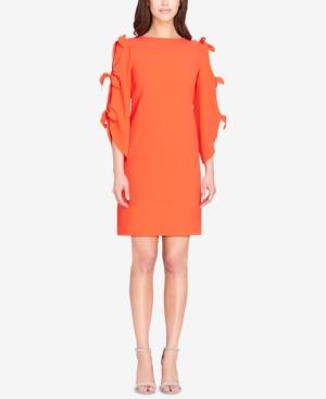 Tahari Asl Tie-sleeve Shift Dress