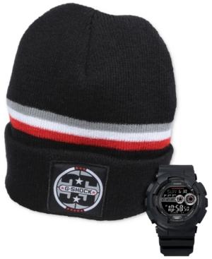 G-shock Men's Digital 35th Anniversary Black Strap Watch Gift Set 51mm