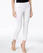 Alfani Petite Zip-pocket Pull-on Capri Pants, Only At Macy's