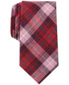 Bar Iii Men's Perica Plaid Skinny Tie, Created For Macy's