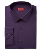 Alfani Slim Fit + Stretch Men's Provence Purple Dress Shirt, Only At Macy's
