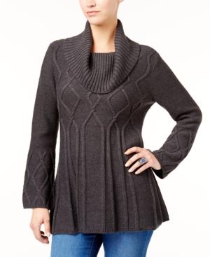 Style & Co Cowl-neck Sweater Tunic, Created For Macy's