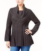 Style & Co Cowl-neck Sweater Tunic, Created For Macy's