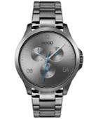 Hugo Men's #risk Gray Stainless Steel Bracelet Watch 41mm