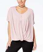 Miss Chievous Juniors' Deep-v Twisted Top
