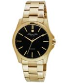 Kenneth Cole New York Men's Diamond Accent Gold-tone Ion-plated Stainless Steel Bracelet Watch 44mm 10027421